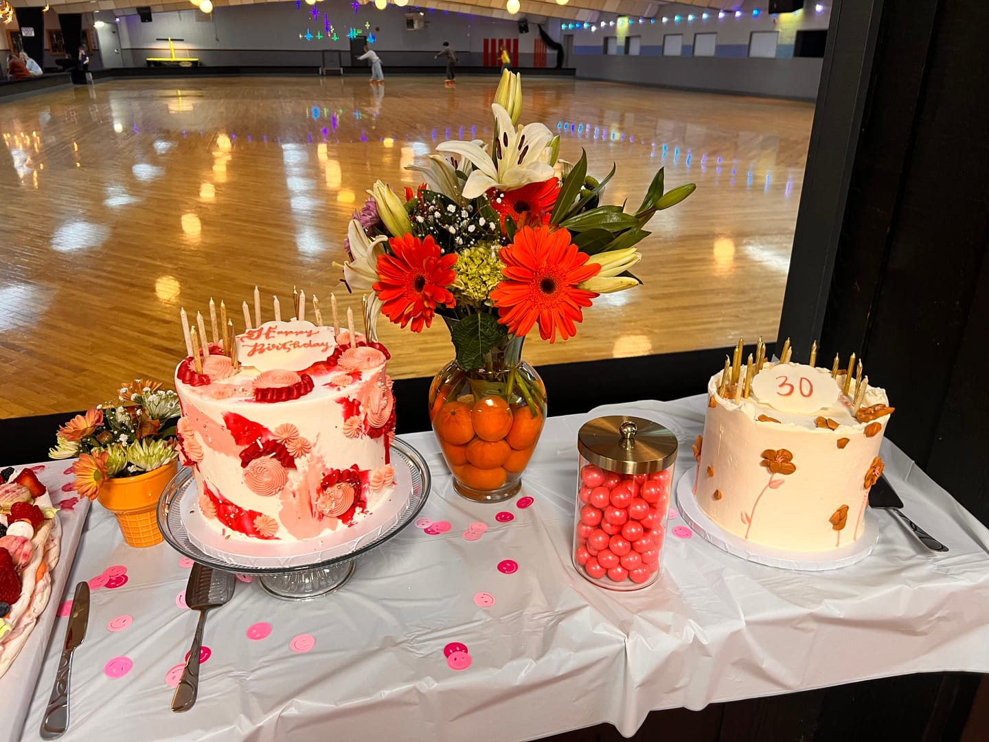 Customer photo review of Abstract Birthday Cake