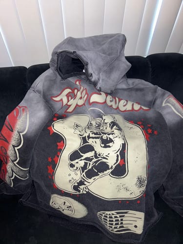 Customer photo review of Triple Sevens All Star Hoodie Vintage Black