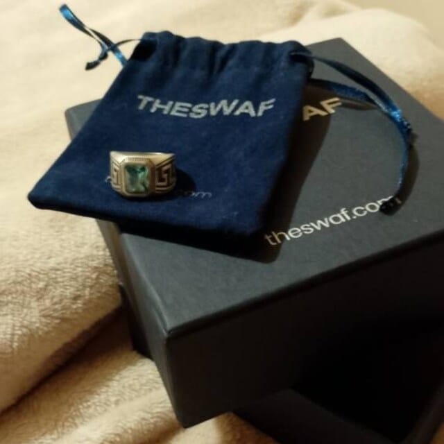 Customer photo review of Ancient Greek Topaz Ring