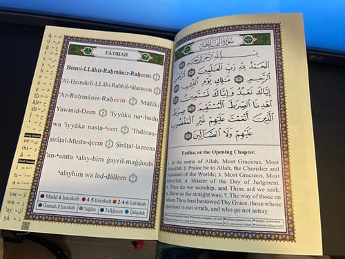 Customer photo review of Quran - Roman Transliteration + Translation