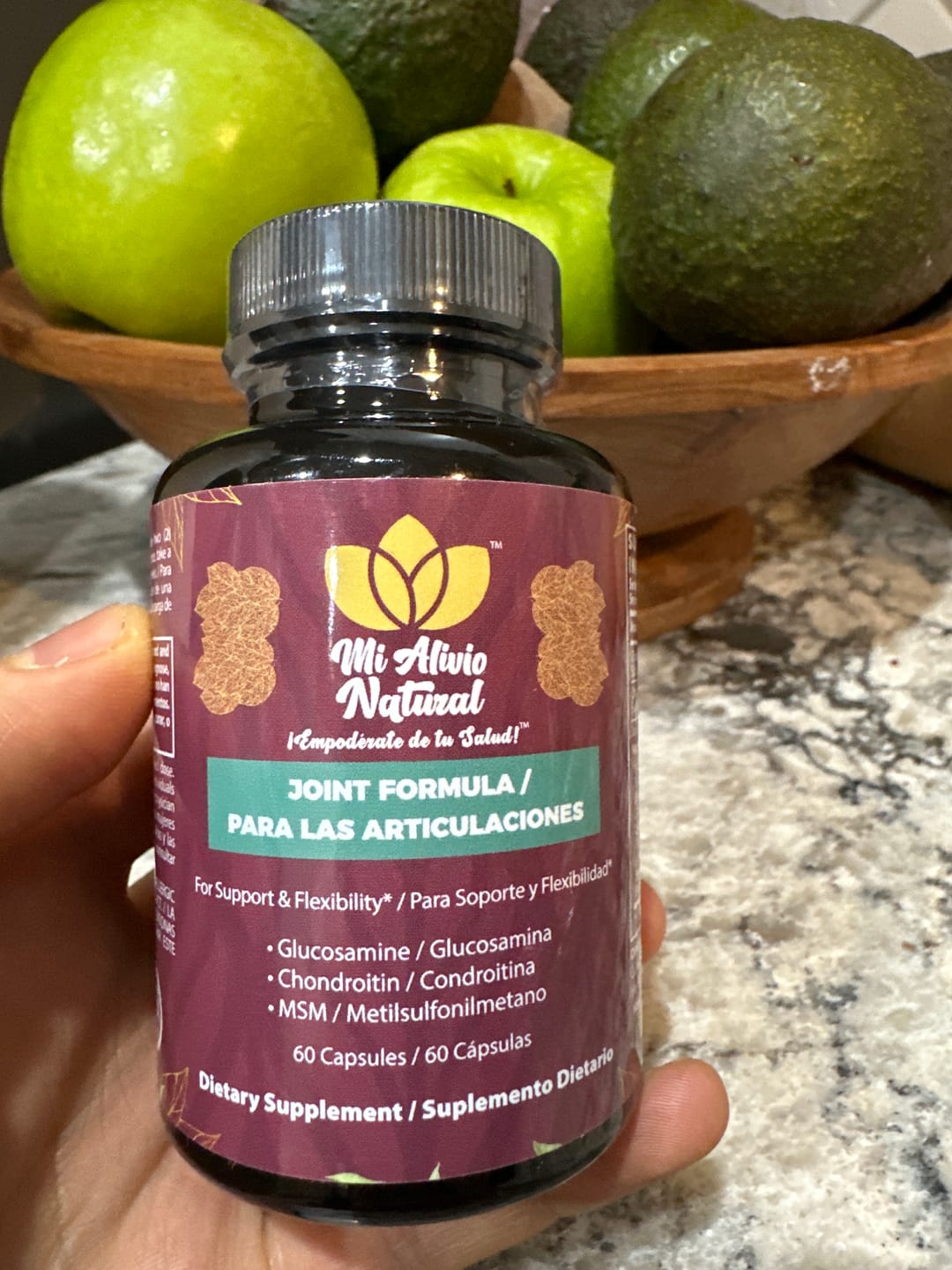 Customer photo review of Joint Formula | Alivio Natural para Articulaciones y Movilidad