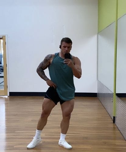 Customer photo review of 021 ESSENTIAL DROP-CUT TANK - Demo Test