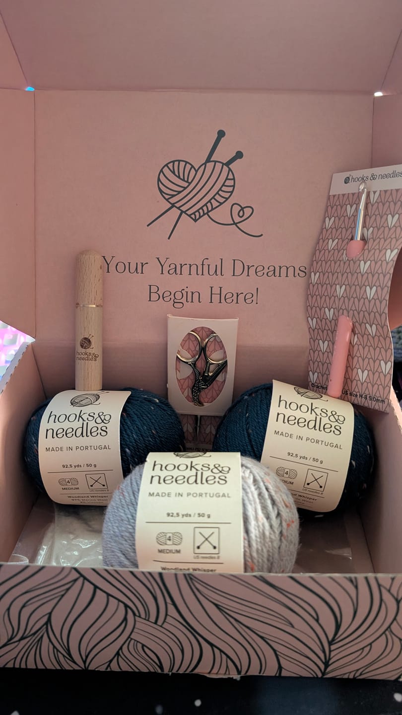Customer photo review of Extra 2 Mystery Balls of Yarn