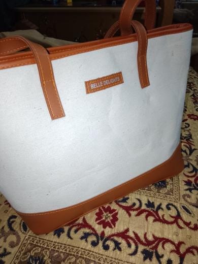 Customer photo review of TOTE BAG BROWN