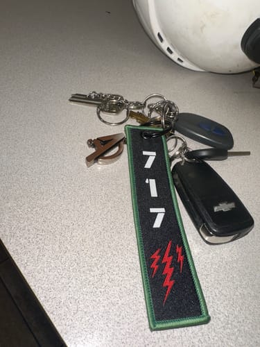 Customer photo review of 717 Strike Keytag