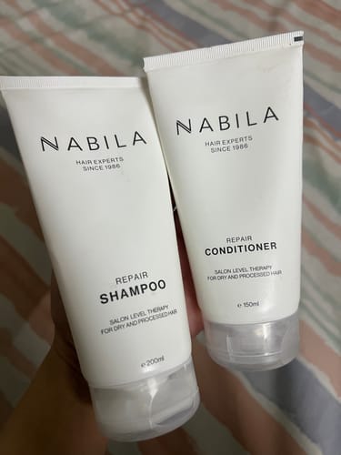 Customer photo review of Exclusive Repair Haircare Bundle