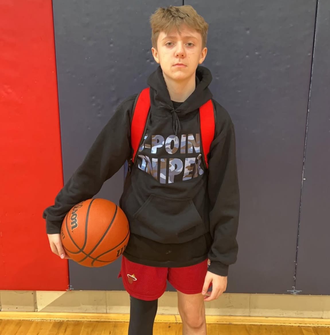 Customer photo review of Youth 3-Point Sniper Hoodie