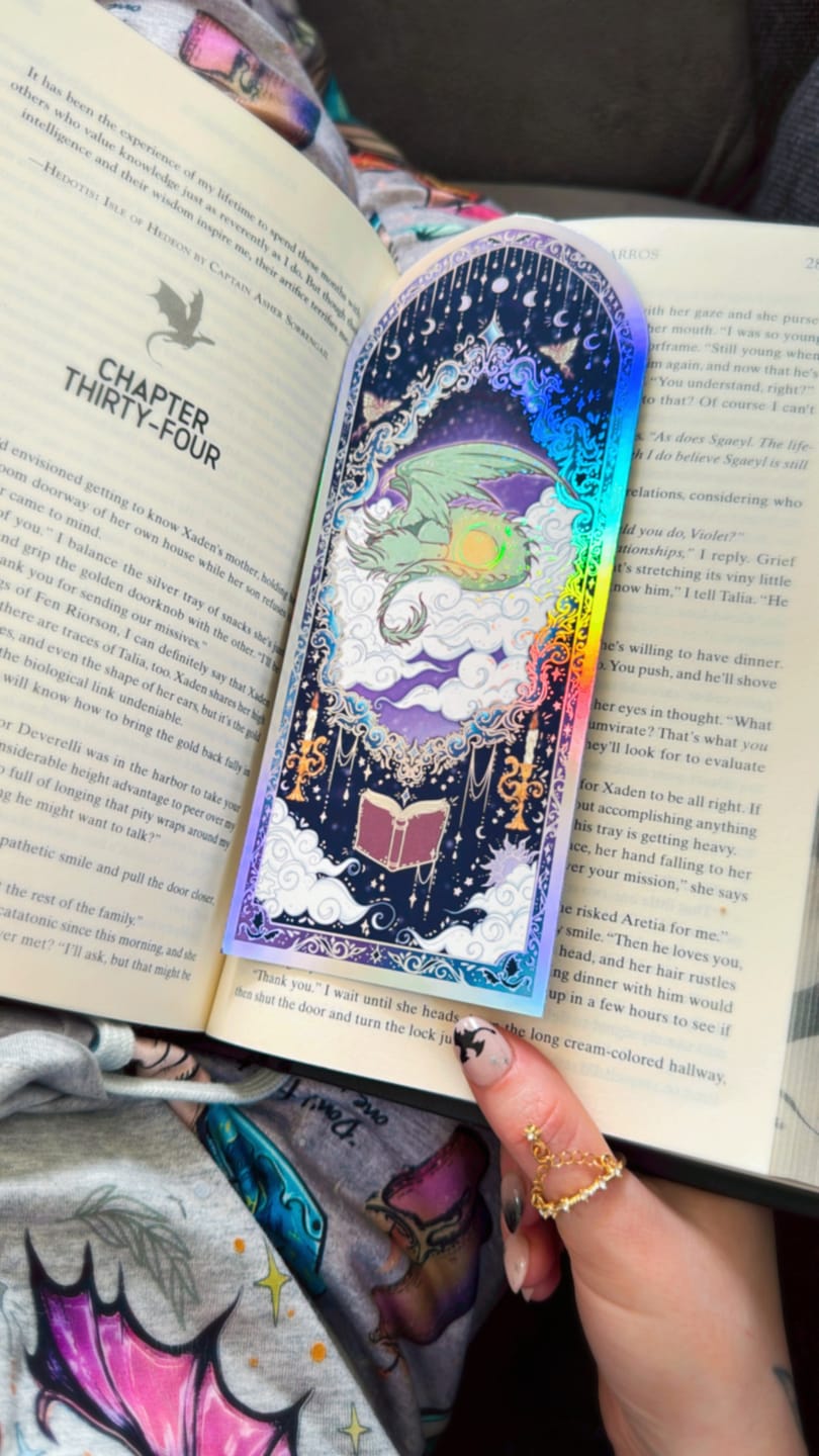 Customer photo review of Nightfall Dragon Bookmark