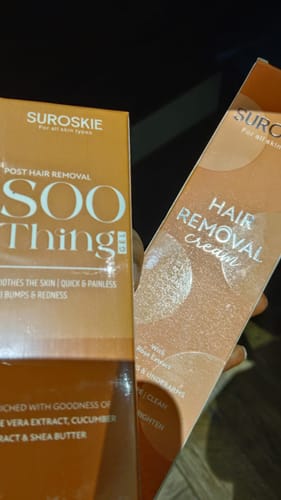 Customer photo review of Suroskie Hair Removal Kit