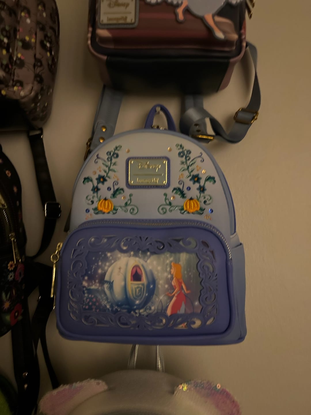 Customer photo review of Loungefly Disney Princess Dreams Series Cinderella Mini Backpack - 707 Street Exclusive