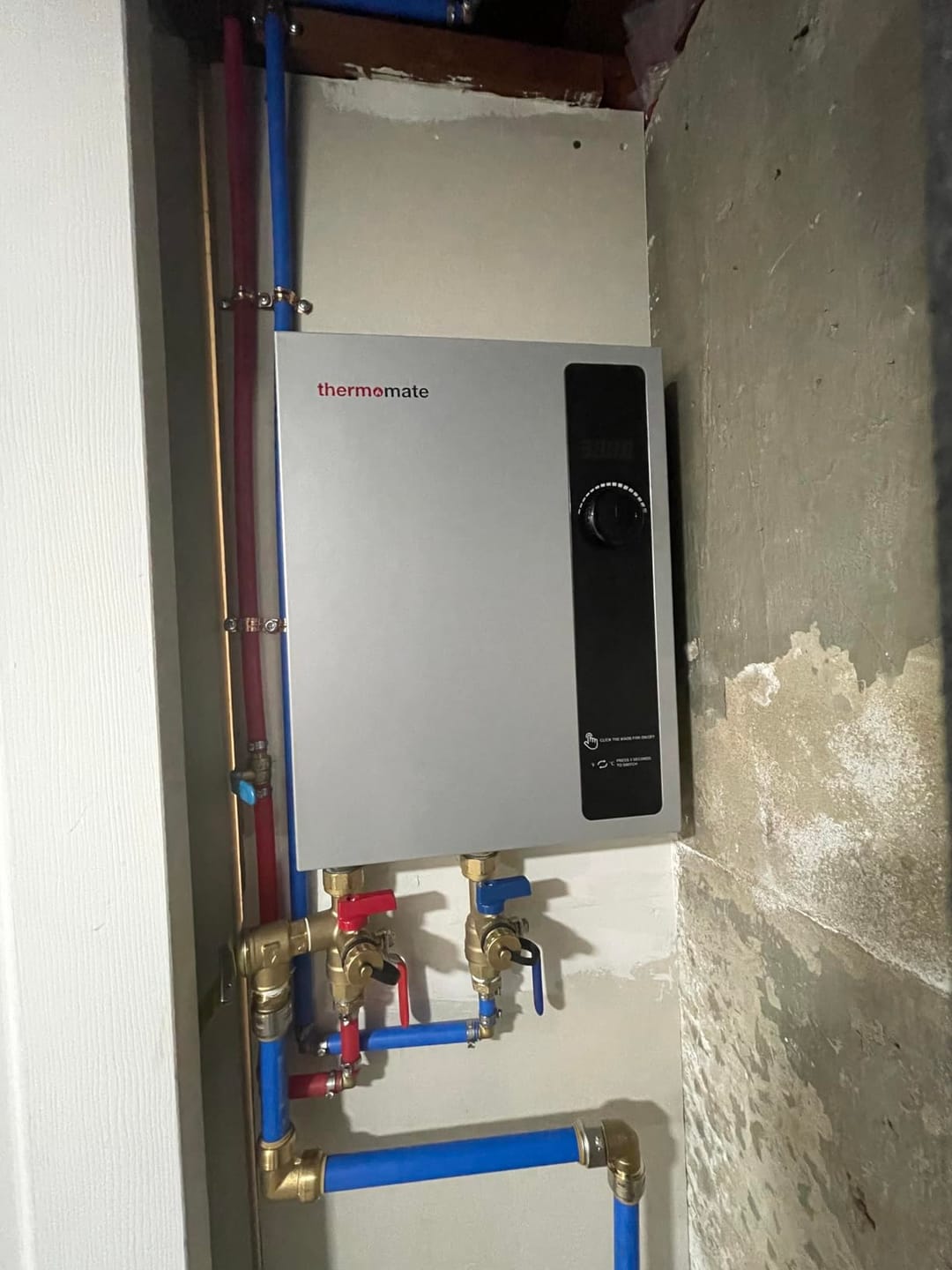 Customer photo review of Tankless Electric On Demand Instant Hot Water Heater - 240V | 11kW