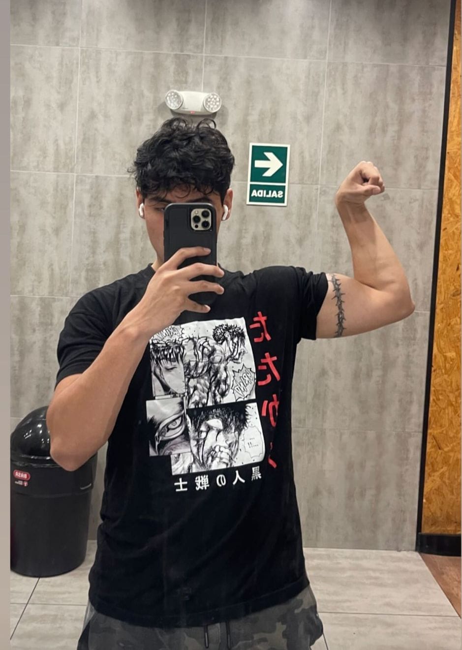 Customer photo review of Berserk Manga T-Shirt