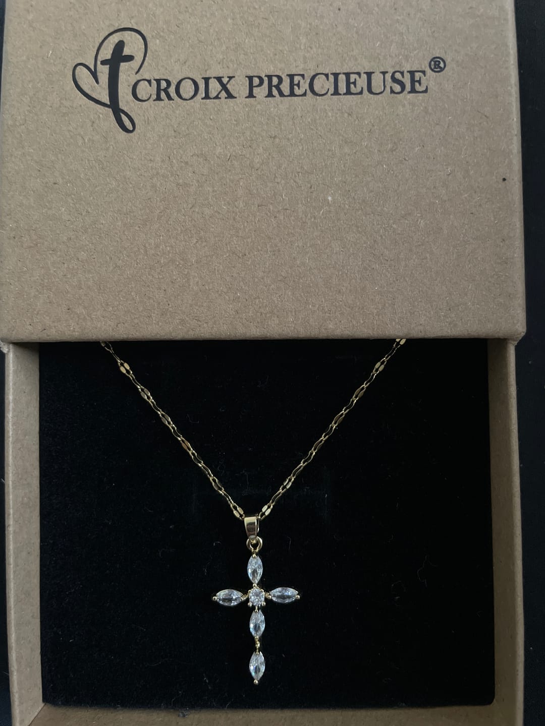 Customer photo review of Collier Chrétien Prière Femme