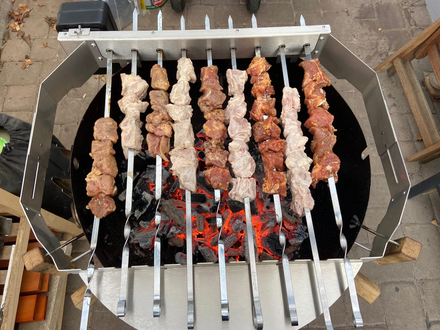 Customer photo review of Schweine-Schaschlik Yakuza – mariniert mit Teriyaki, Chili & Sesam | mySchaschlik