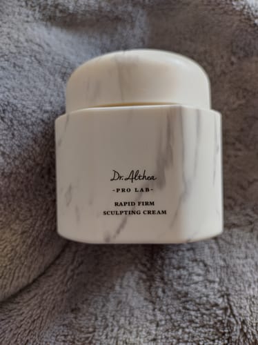 Customer photo review of Dr. Althea Rapid Firm Sculpting Cream stangrinantis veido kremas