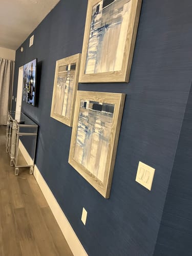 Customer photo review of Personalized Wallpaper 0007_DG_20 (Non Pasted - Grasscloth 20oz)