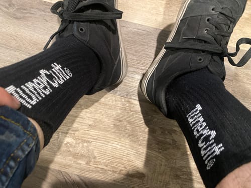 Customer photo review of TUNERCULT CREW SOCKS