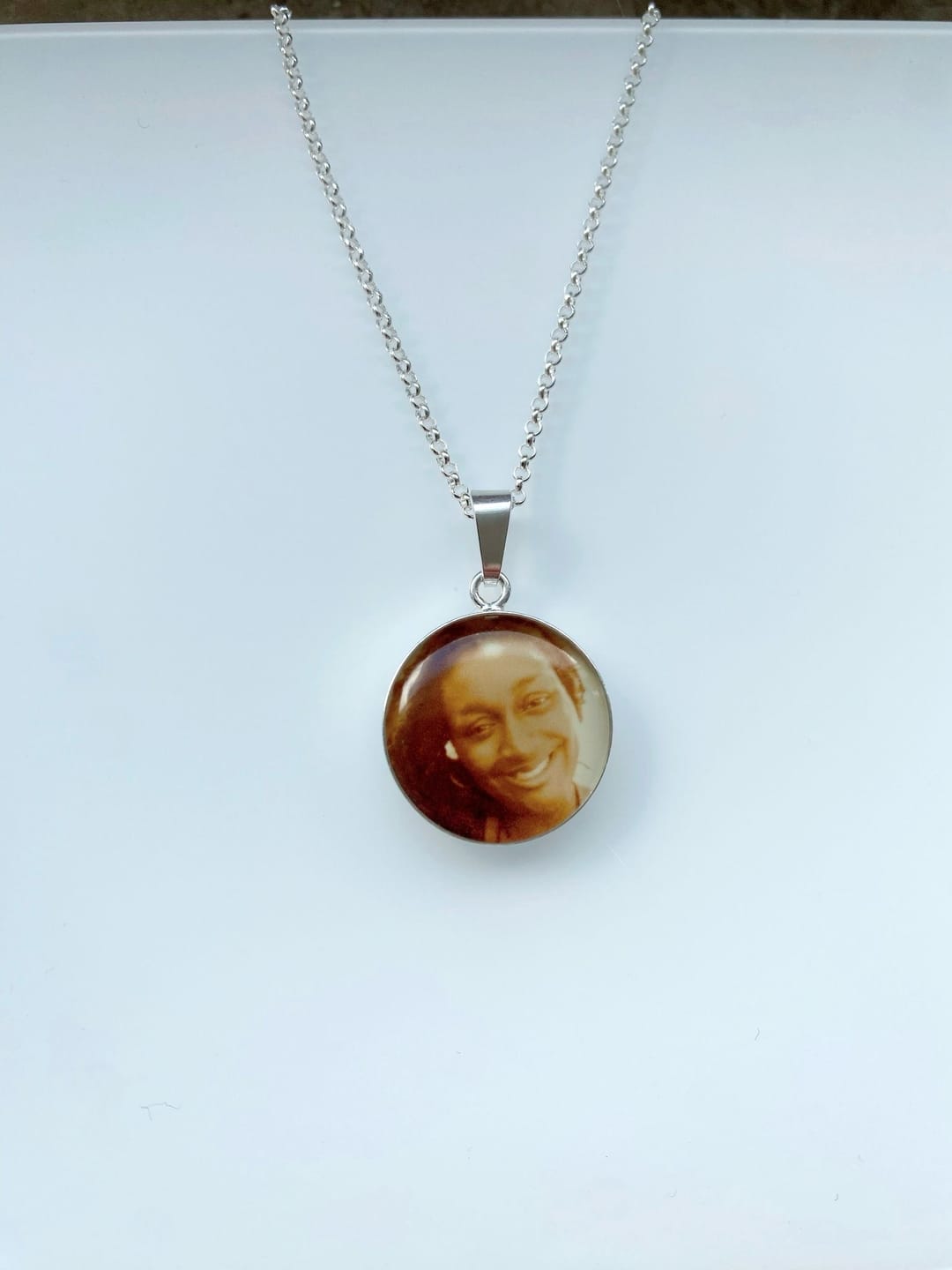 Customer photo review of Personalisierte Foto Kette