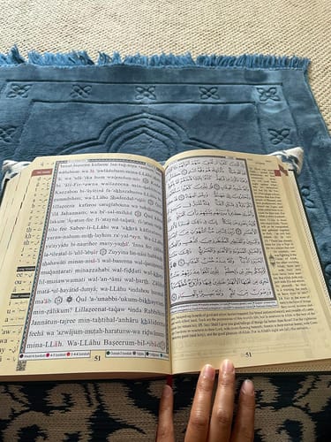 Customer photo review of Quran - Roman Transliteration + Translation