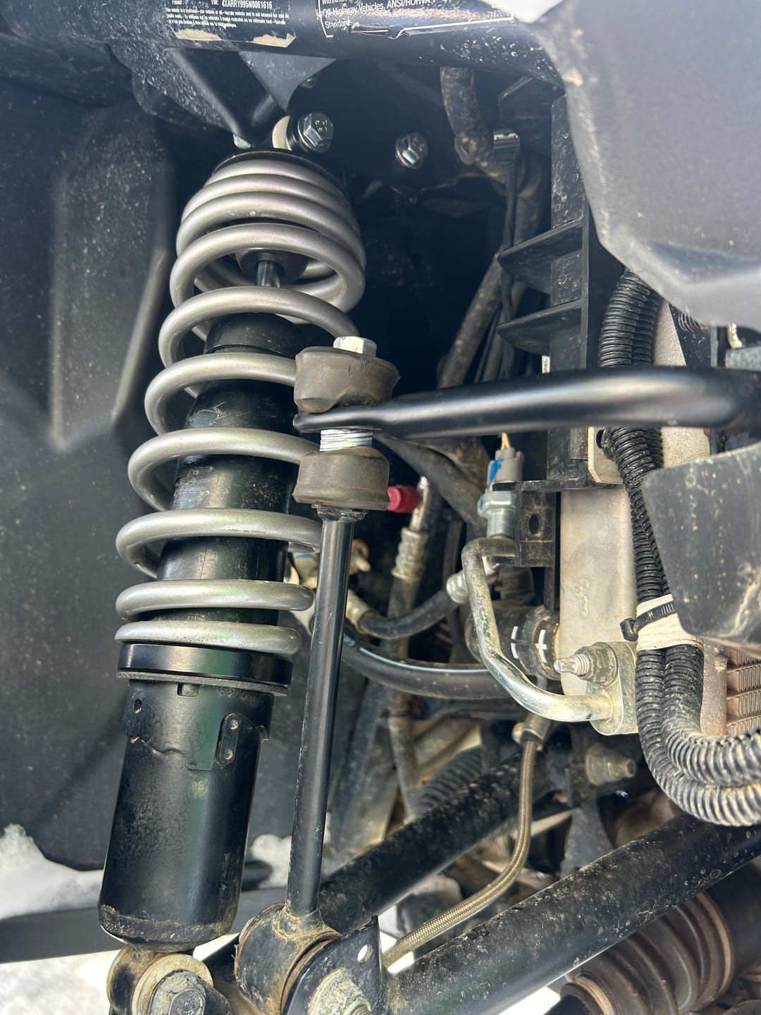 Customer photo review of 2.5-Inch Lift Kit for Polaris Ranger XP 1000 NorthStar Edition