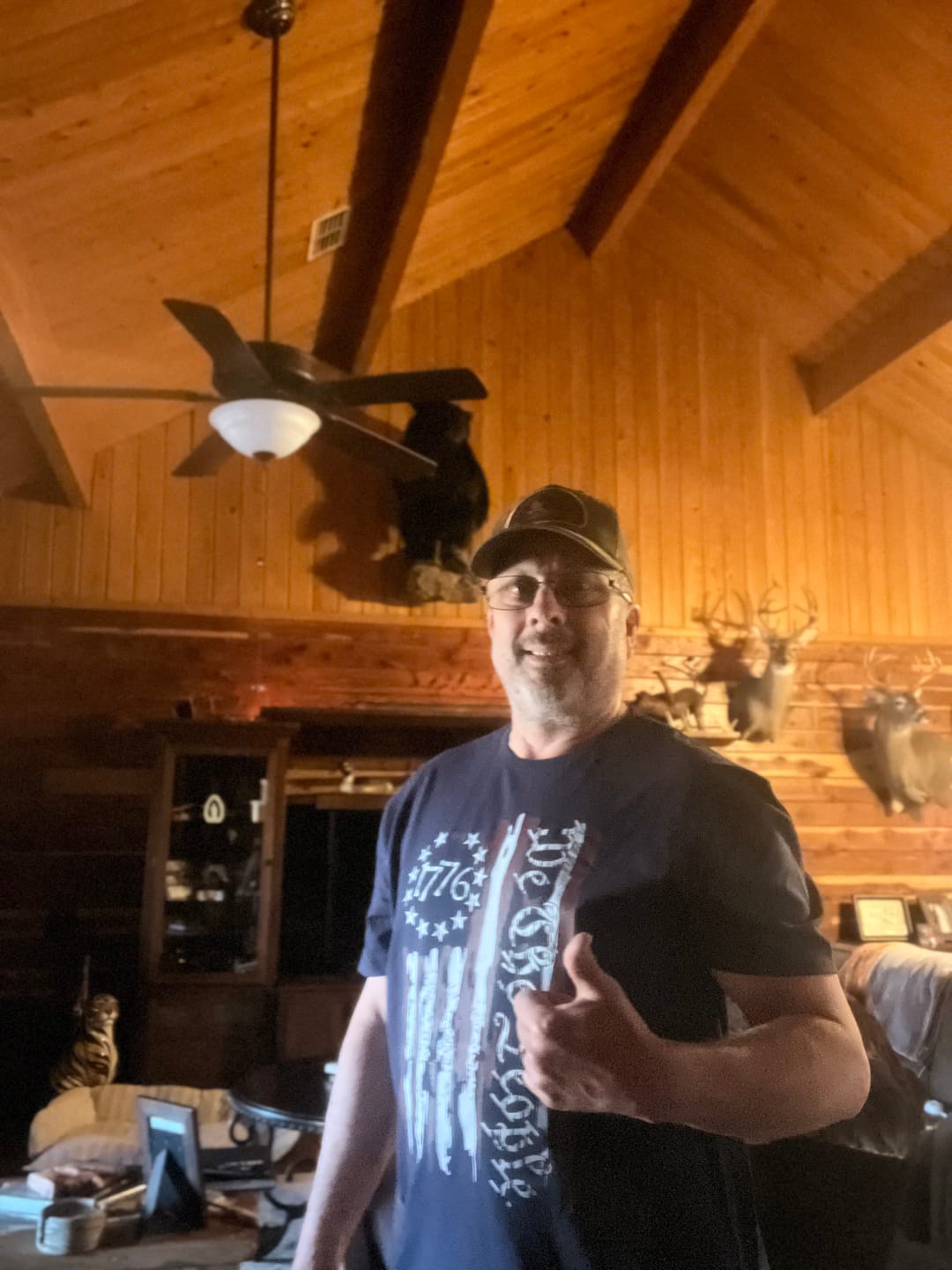 Customer photo review of We The People 1776 Flag T-Shirt
