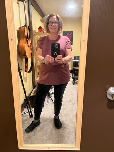 Customer photo review of Billie Lounge Tee • Final Sale Deals! - Wild Ginger