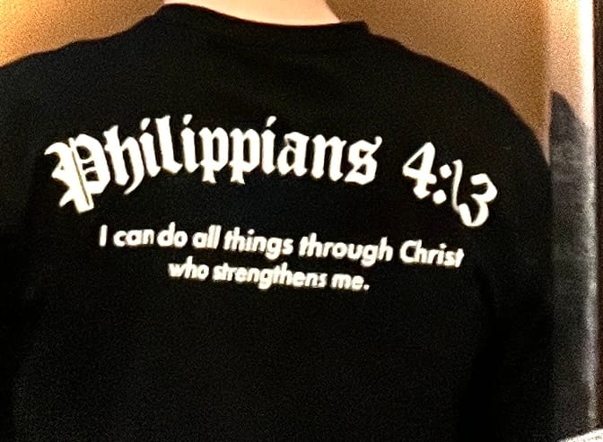 Customer photo review of 413 Performance Tee