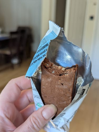 Customer photo review of Almond Vanilla Protein Bar 50g x 12 bars