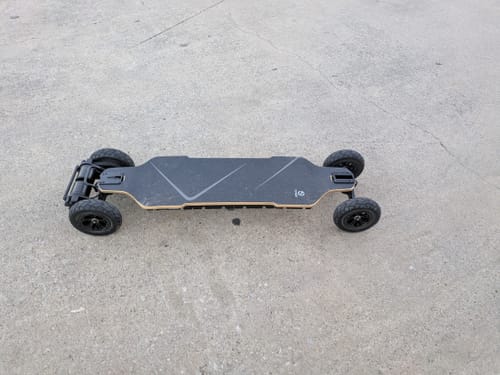 Customer photo review of Tynee® Explorer Pro Belt Motor All Terrain Off Road Electric Skateboard