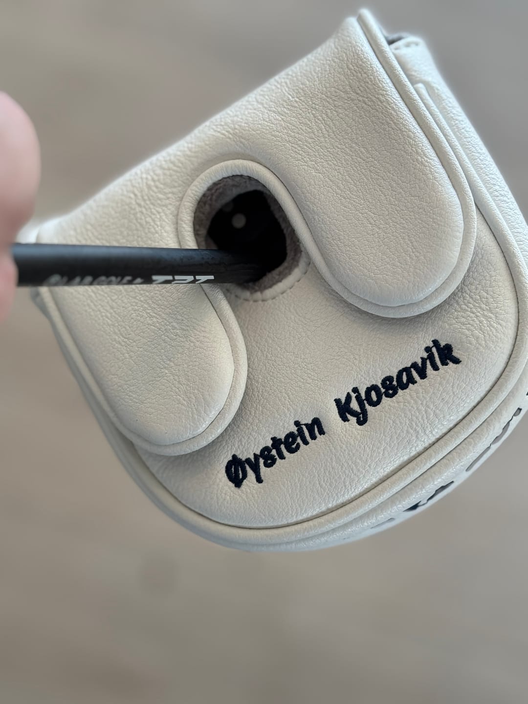 Customer photo review of Personalized LAB DF3 Custom Putter Headcover