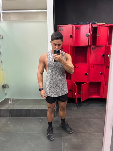Customer photo review of Mesh Liner Shorts - Black