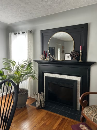 Customer photo review of Distressed Mantels