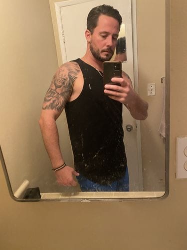 Customer photo review of 021 ESSENTIAL DROP-CUT TANK - Demo Test