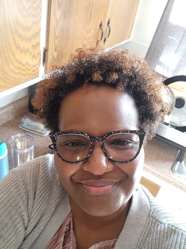 Customer photo review of Curl Enhancer Cream