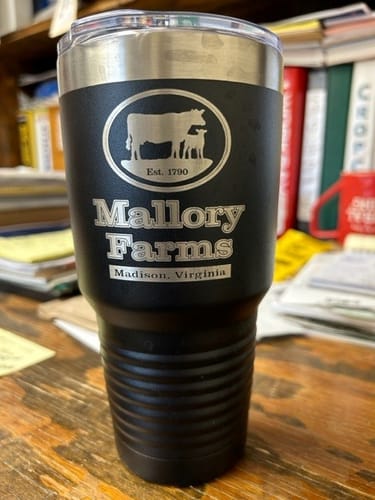 Customer photo review of (6 Pieces) Custom Laser Engraved - 30oz Tumblers
