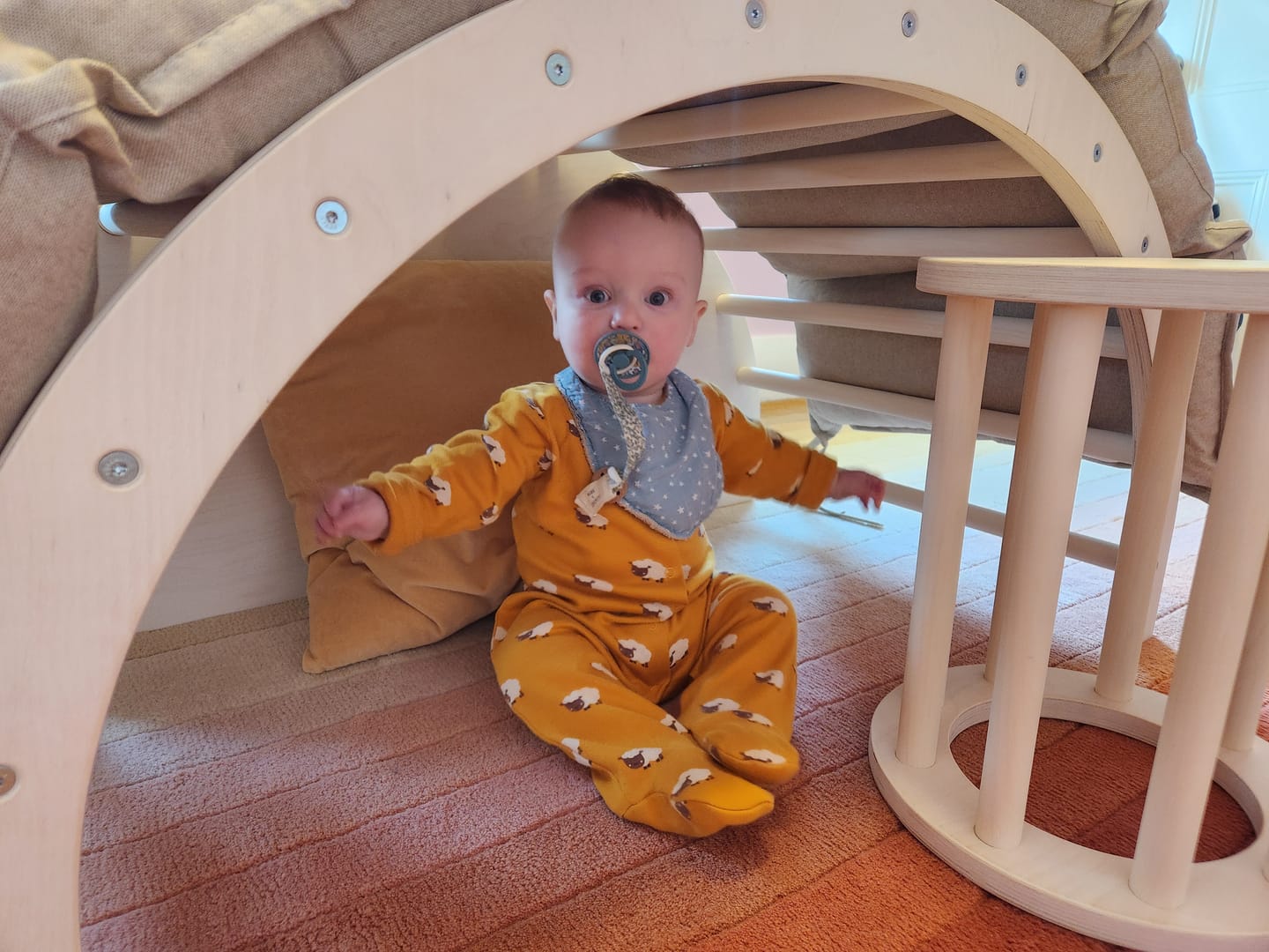 Customer photo review of Little Blooms Organic Babygrow
