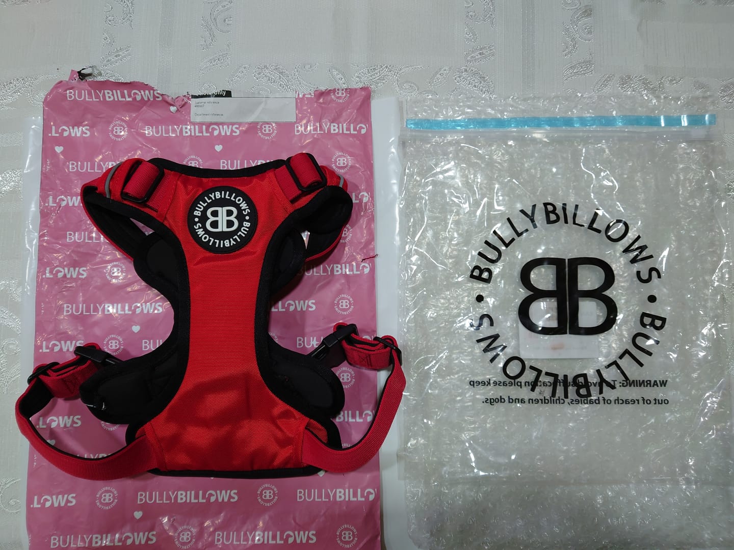 Customer photo review of Comfort Premium Harness | Non Restrictive - Red
