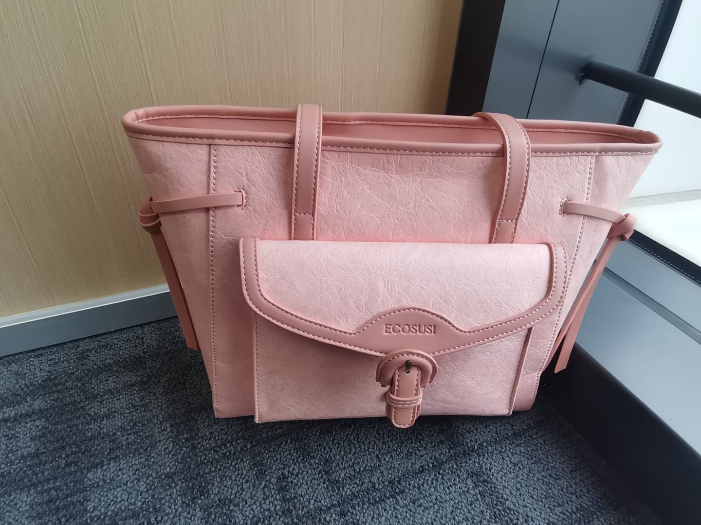 Customer photo review of Evelina Washable Paper Classic Tote
