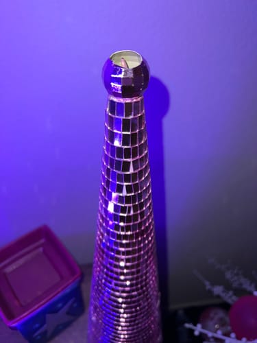 Customer photo review of Disco Ball Planter FINAL SALE