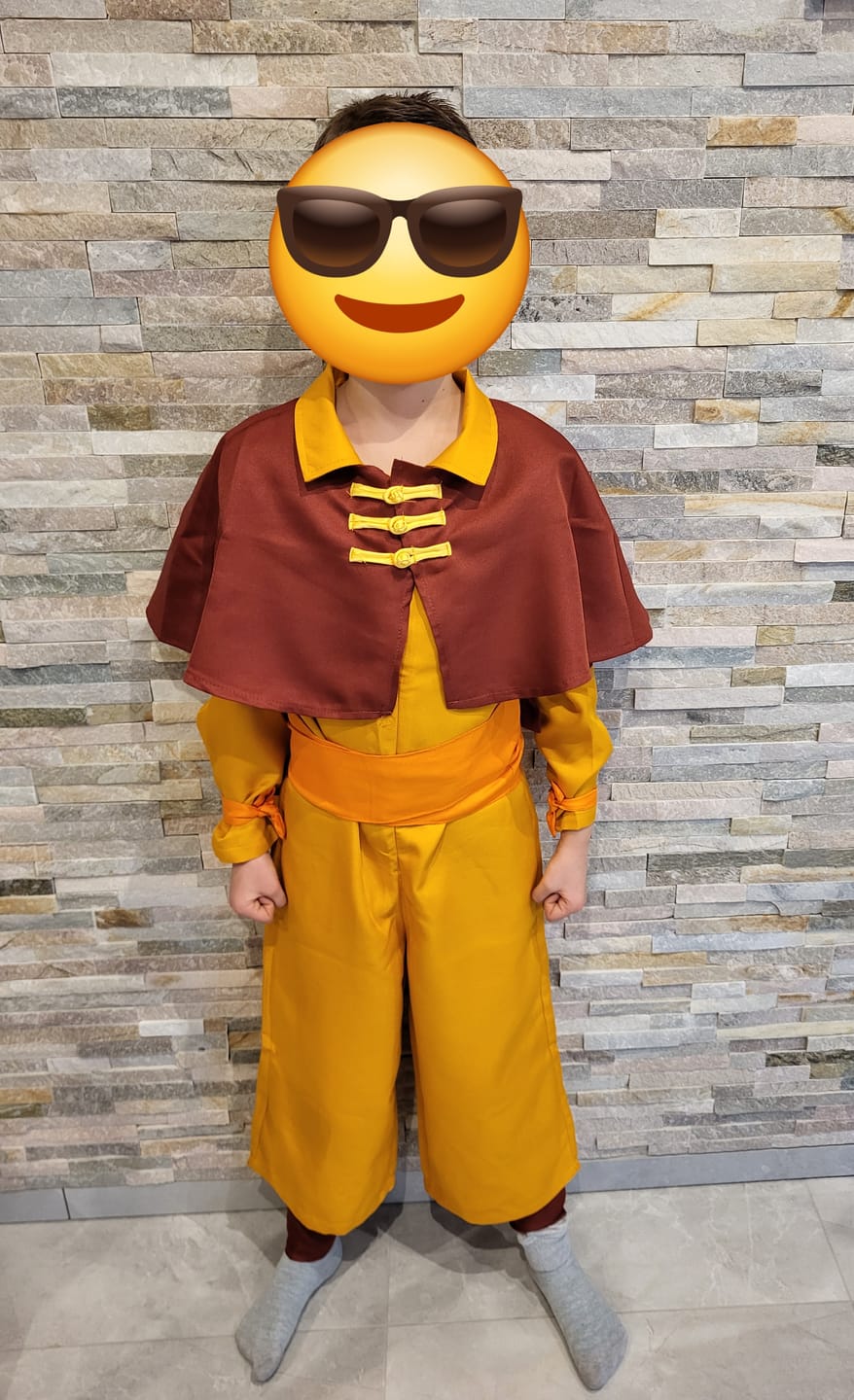 Customer photo review of Kinder 2024 TV Jungen Avatar The Last Airbender Avatar Aang Kostüm Set