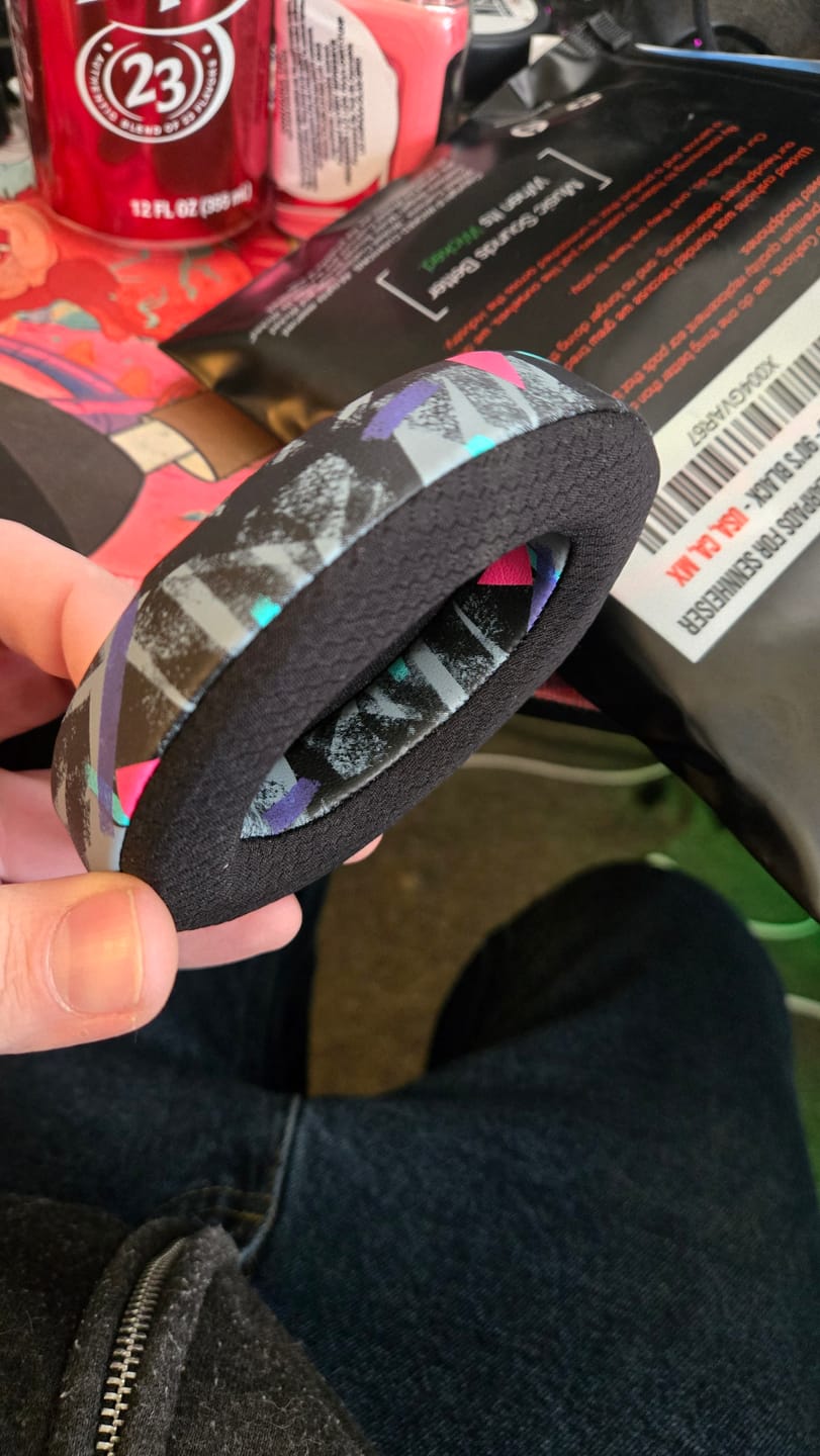 Customer photo review of Sennheiser HD Series Cooling Gel Earpads - WC FreeZe HD