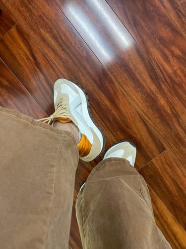 Customer photo review of FASHION TRAINER BEIGE