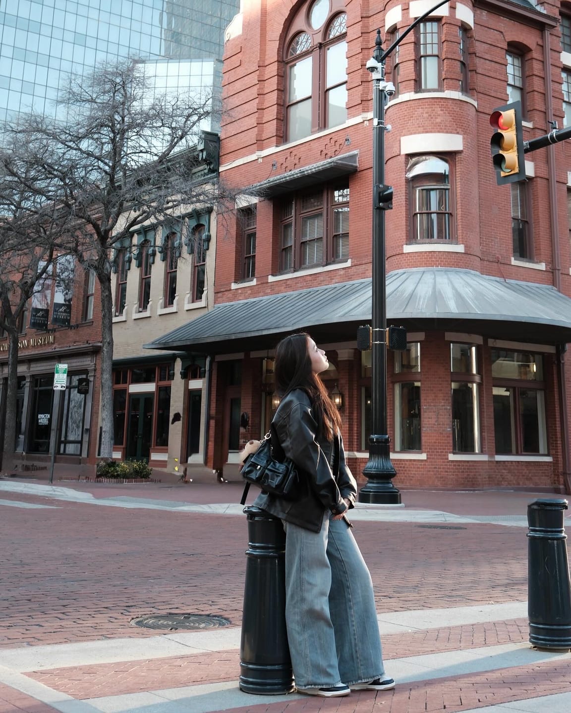 Customer photo review of Aelfric Eden Butterfly Faux Leather Jacket