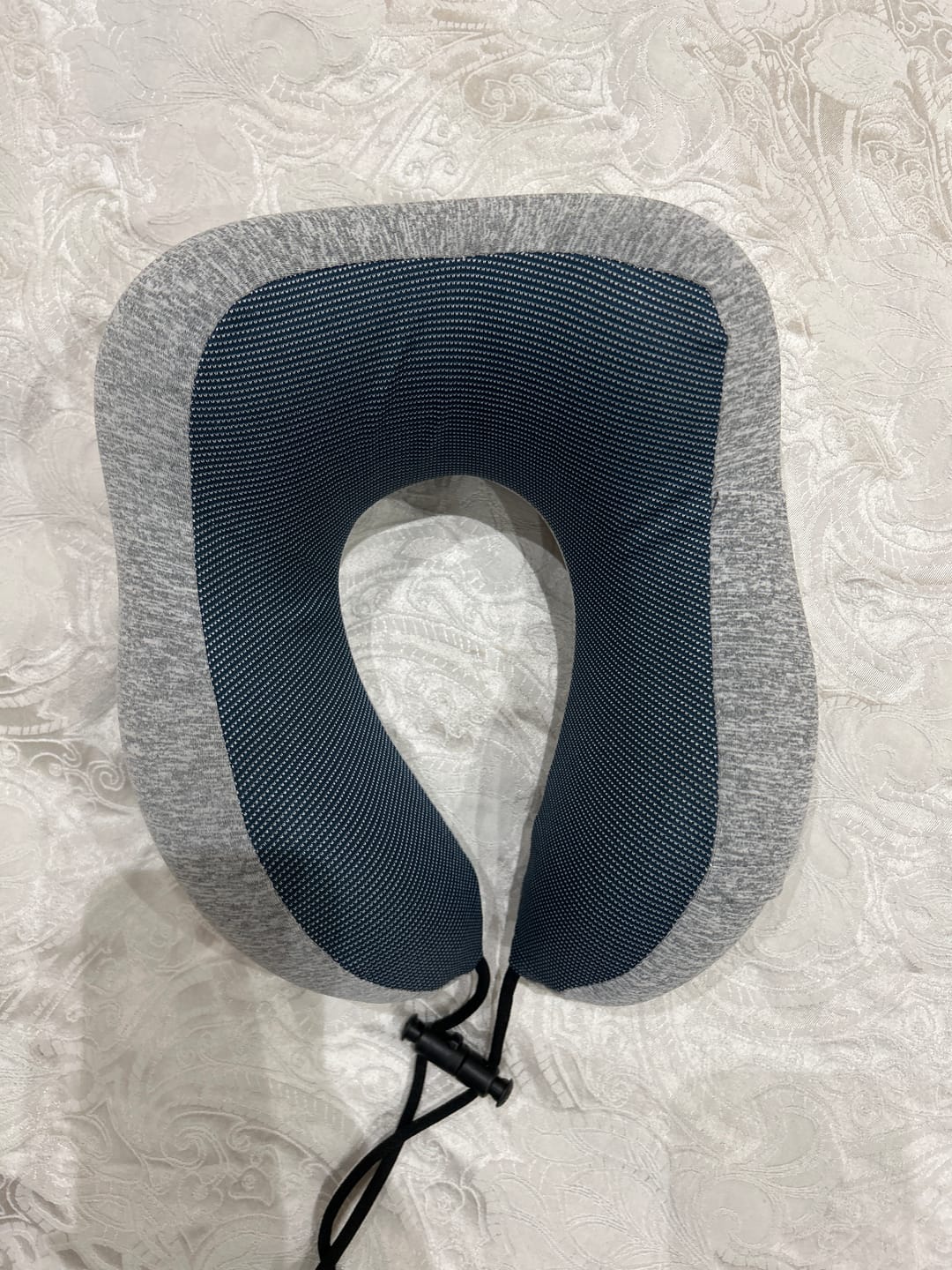 Customer photo review of Navy Ergo Rest Neck Pillow