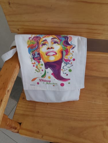 Customer photo review of Morral Personalizado Dibujo
