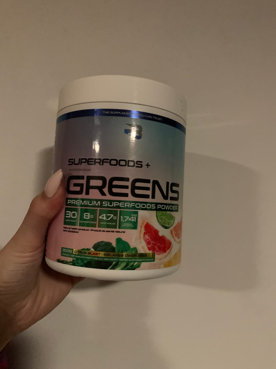 Customer photo review of Believe Supplements - Superfoods + Greens - 300g