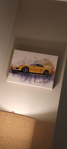 Customer photo review of Personalized Car photo Painting