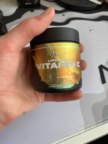 Zákaznická recenze s fotkou produktu Liposomal Vitamin C