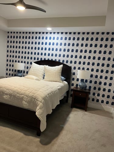 Customer photo review of Personalized Wallpaper 0007_DG_20 (Non Pasted - Grasscloth 20oz)