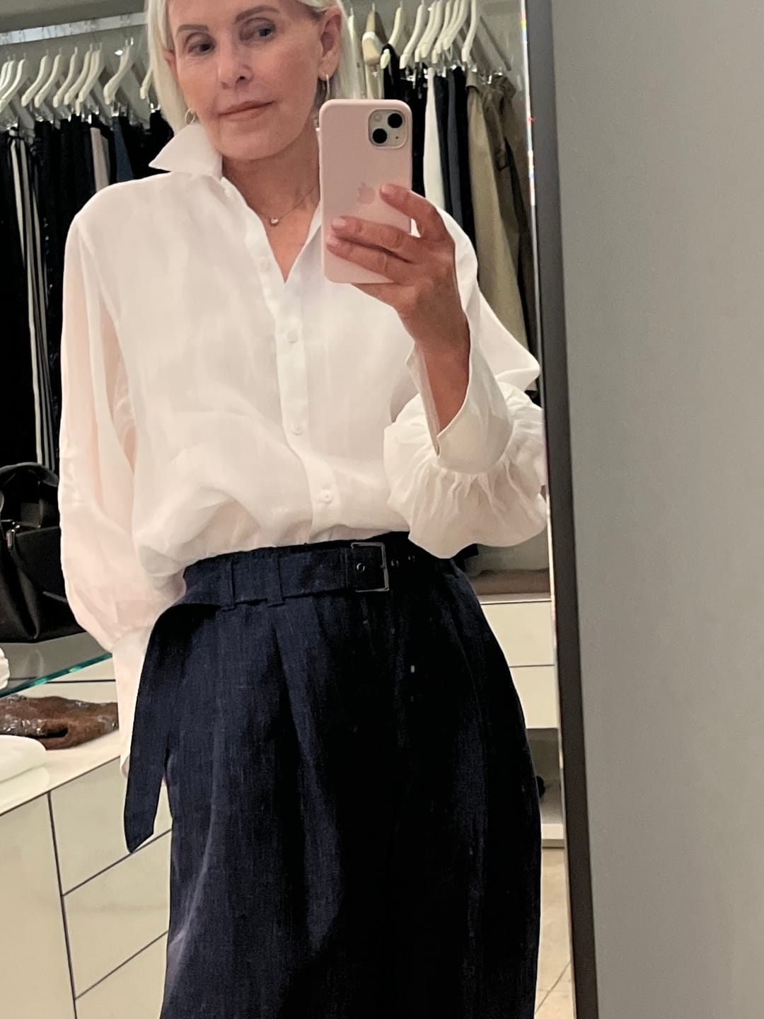 Customer photo review of Eloise Ramie Shirt